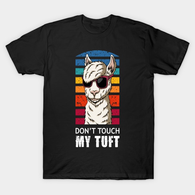 Llama No Touchy my Tuft T-Shirt by Pannolinno